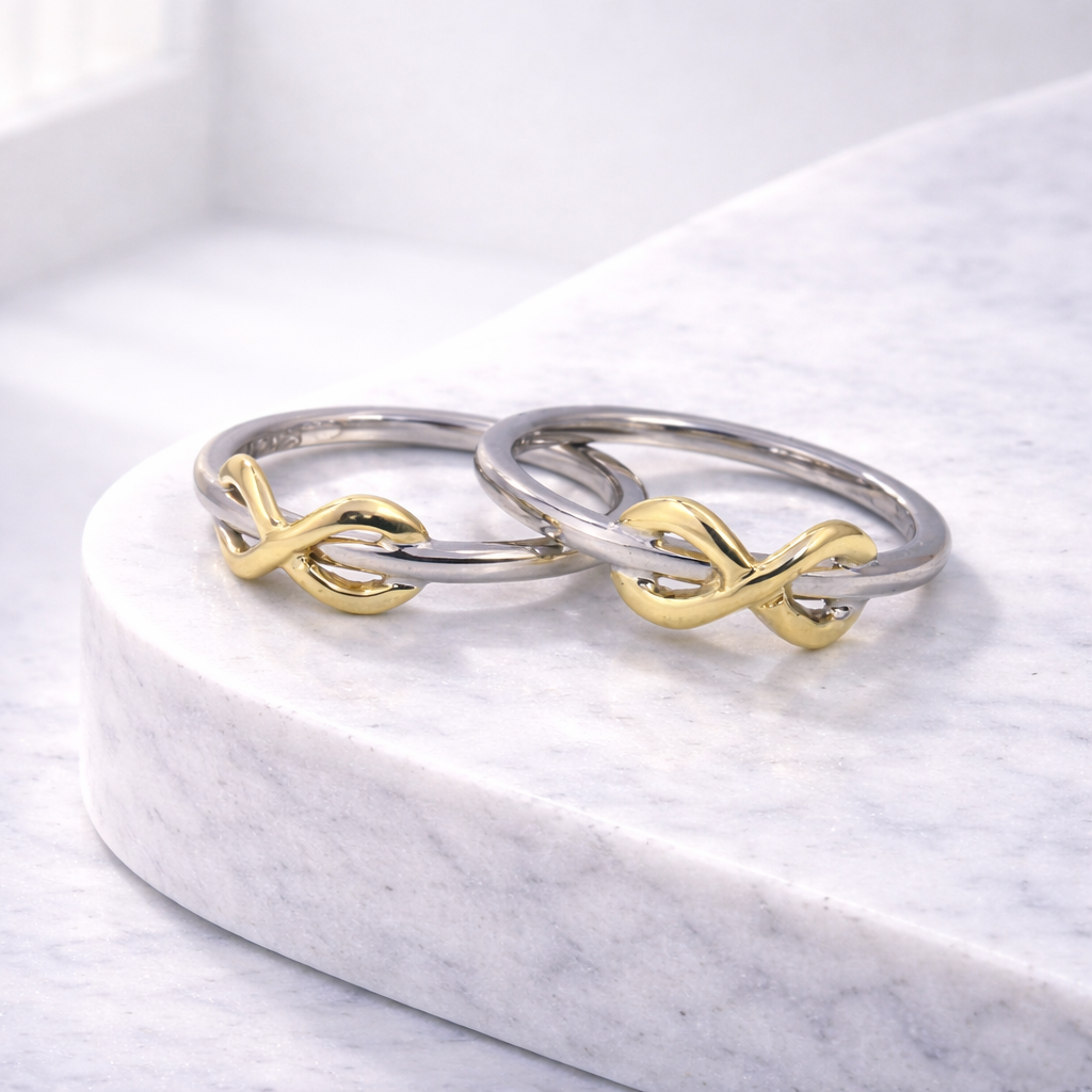 Infinity prsteň na mieru – ručná výroba zlatého prsteňa nekonečno